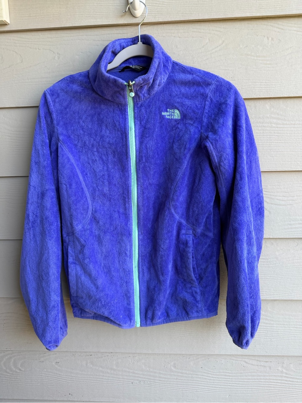 The North Face Violet Fleece Jacket with Mint Accent